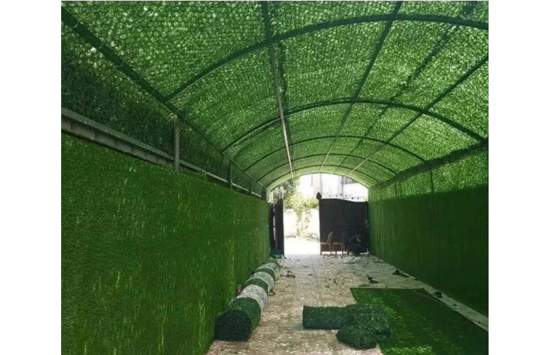 Plasa gard viu artificial, imitatie Gard Viu, plasa paravan verde, 2x10metri, Virtuoso