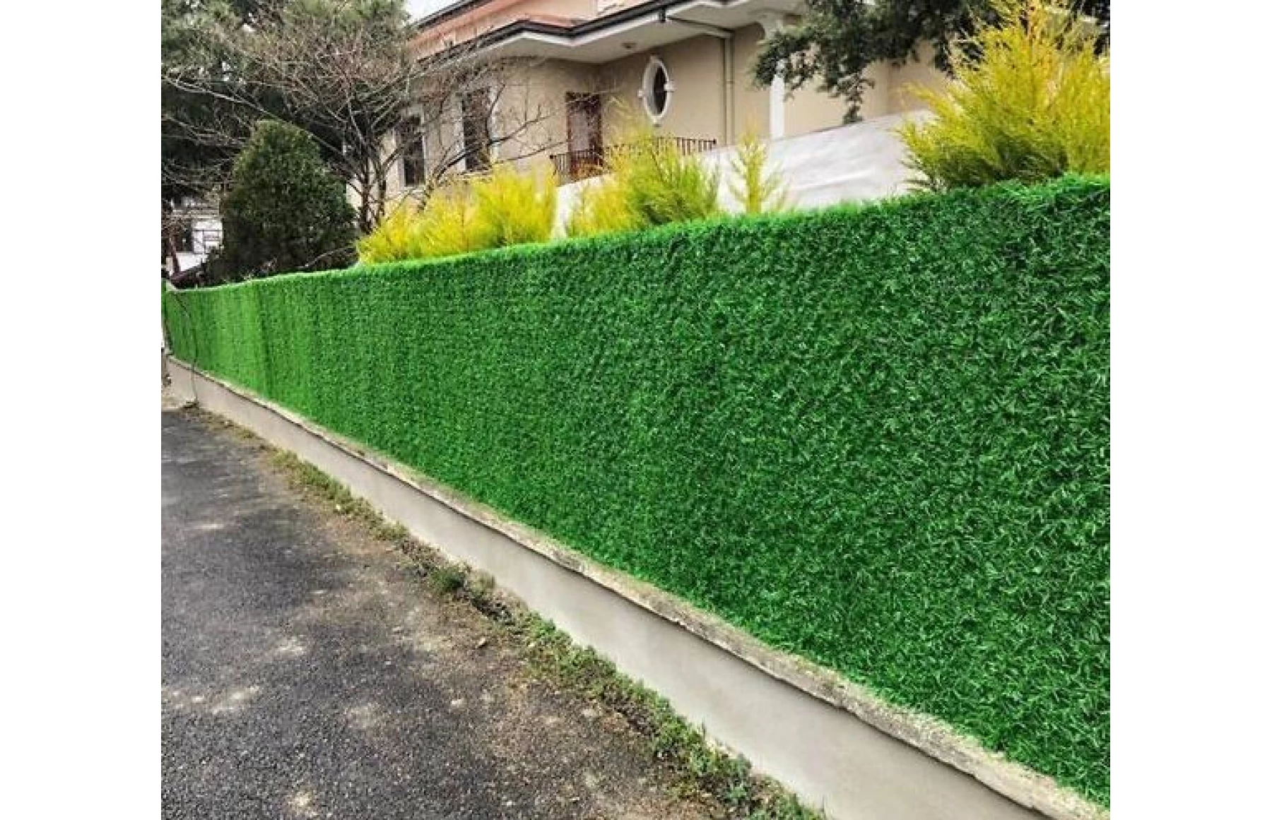 Plasa gard viu artificial, imitatie Gard Viu, plasa paravan verde, 2x10metri, Virtuoso