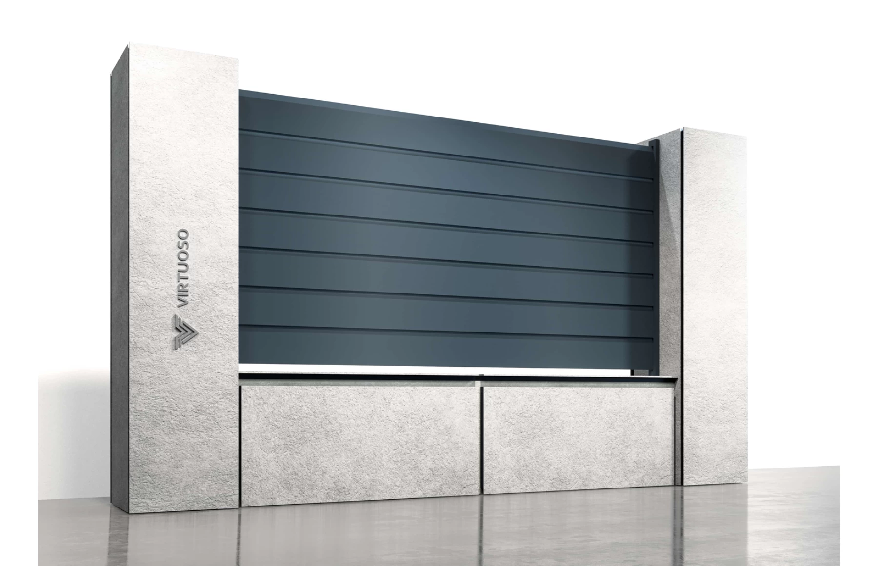 Panou gard metalic din aluminiu, model Sfinx 2000x2000mm