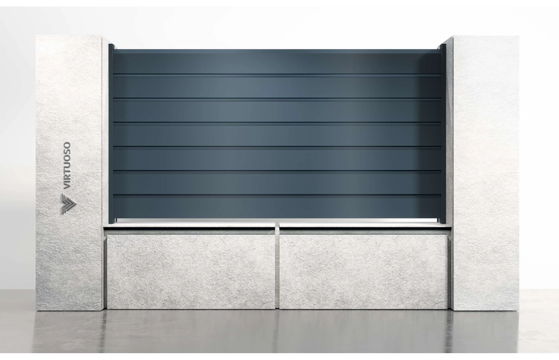 Panou gard metalic din aluminiu, model Sfinx 2000x2000mm