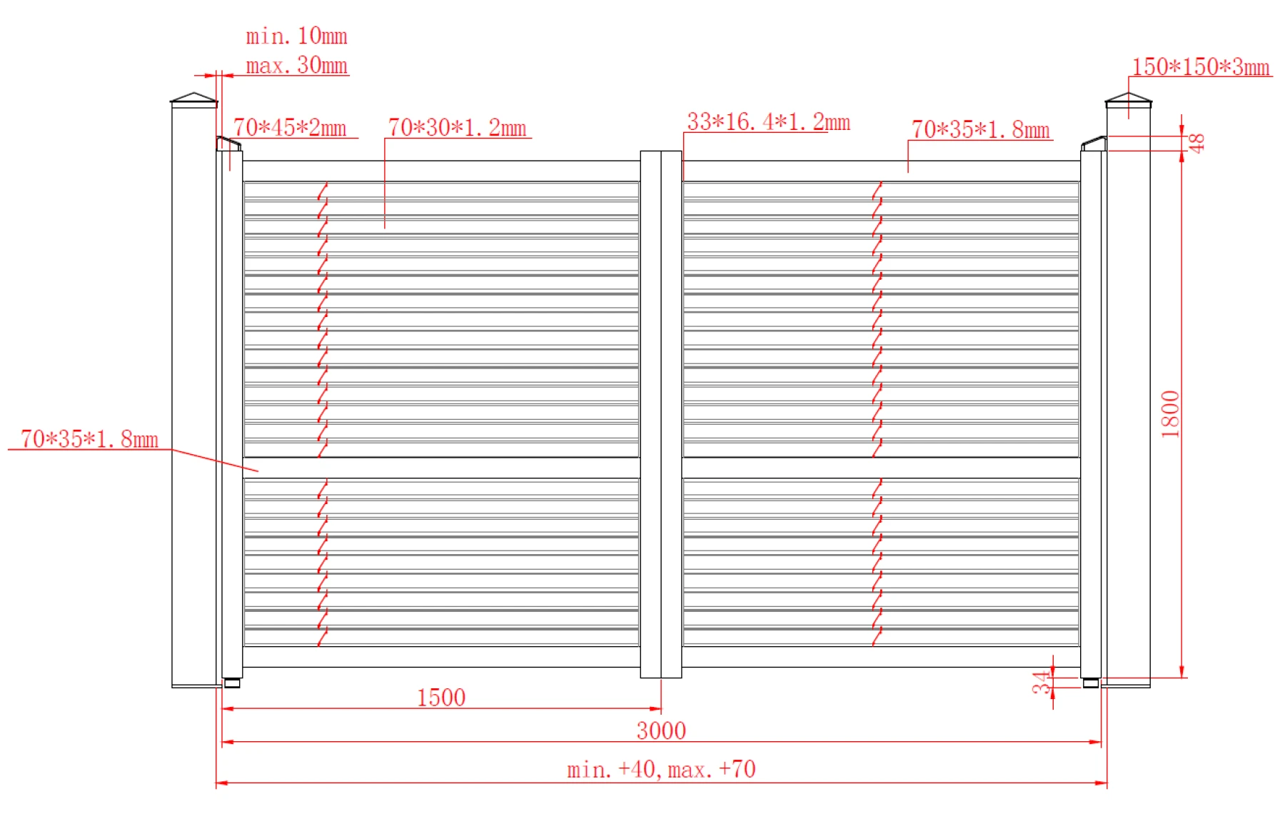 Poarta auto batanta aluminiu 3000x1800mm, Bej nisipiu, model Jaluzea Suprem
