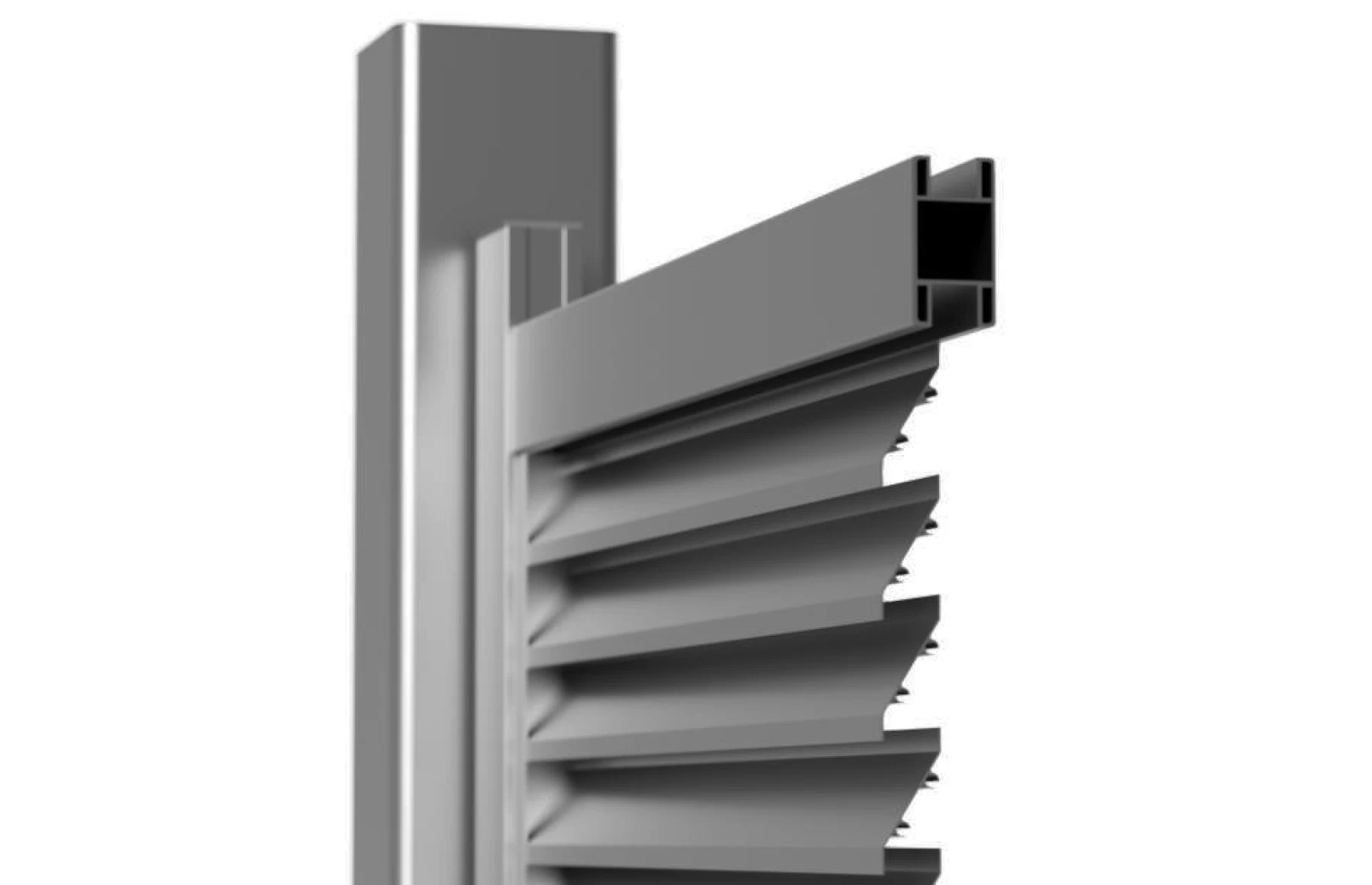 Poarta auto batanta ranforsata aluminiu 3000x2000mm, gri antracit, model Jaluzea Suprem