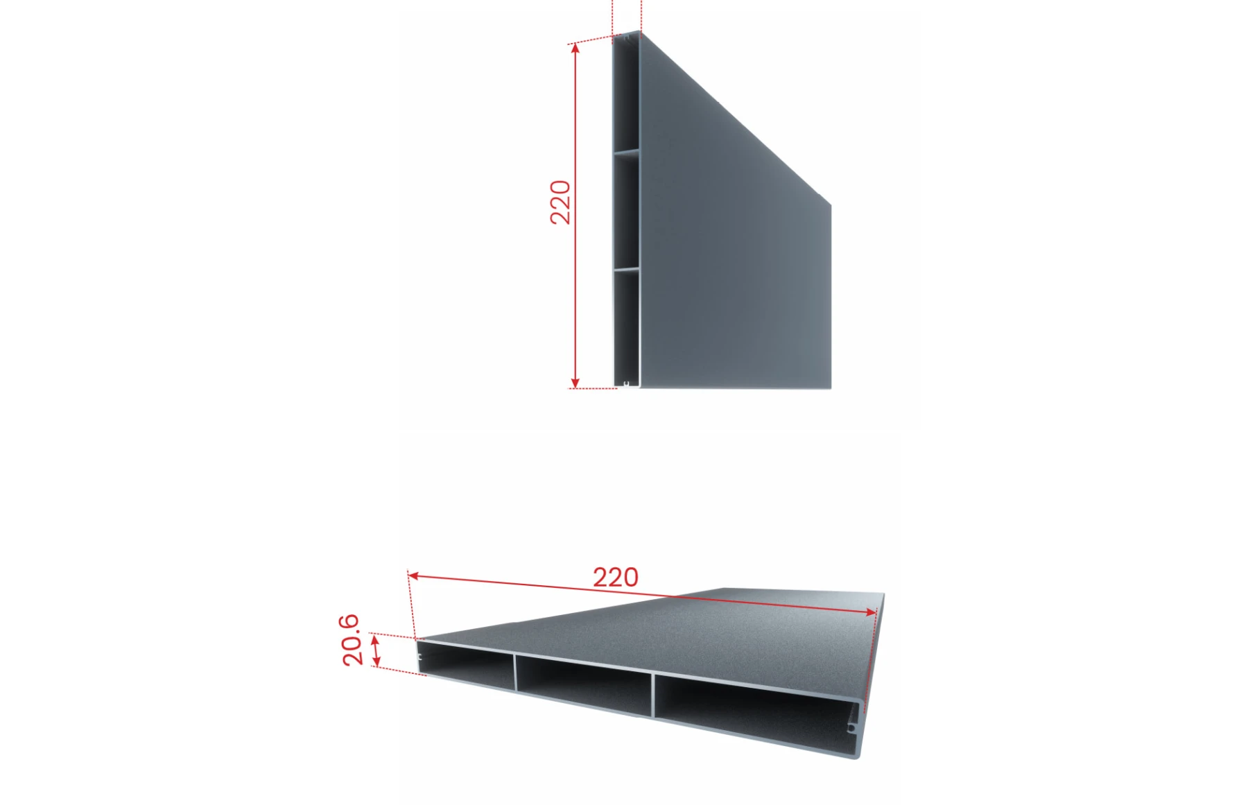 Gard metalic din aluminiu, stalpi existenti, model Prometheus